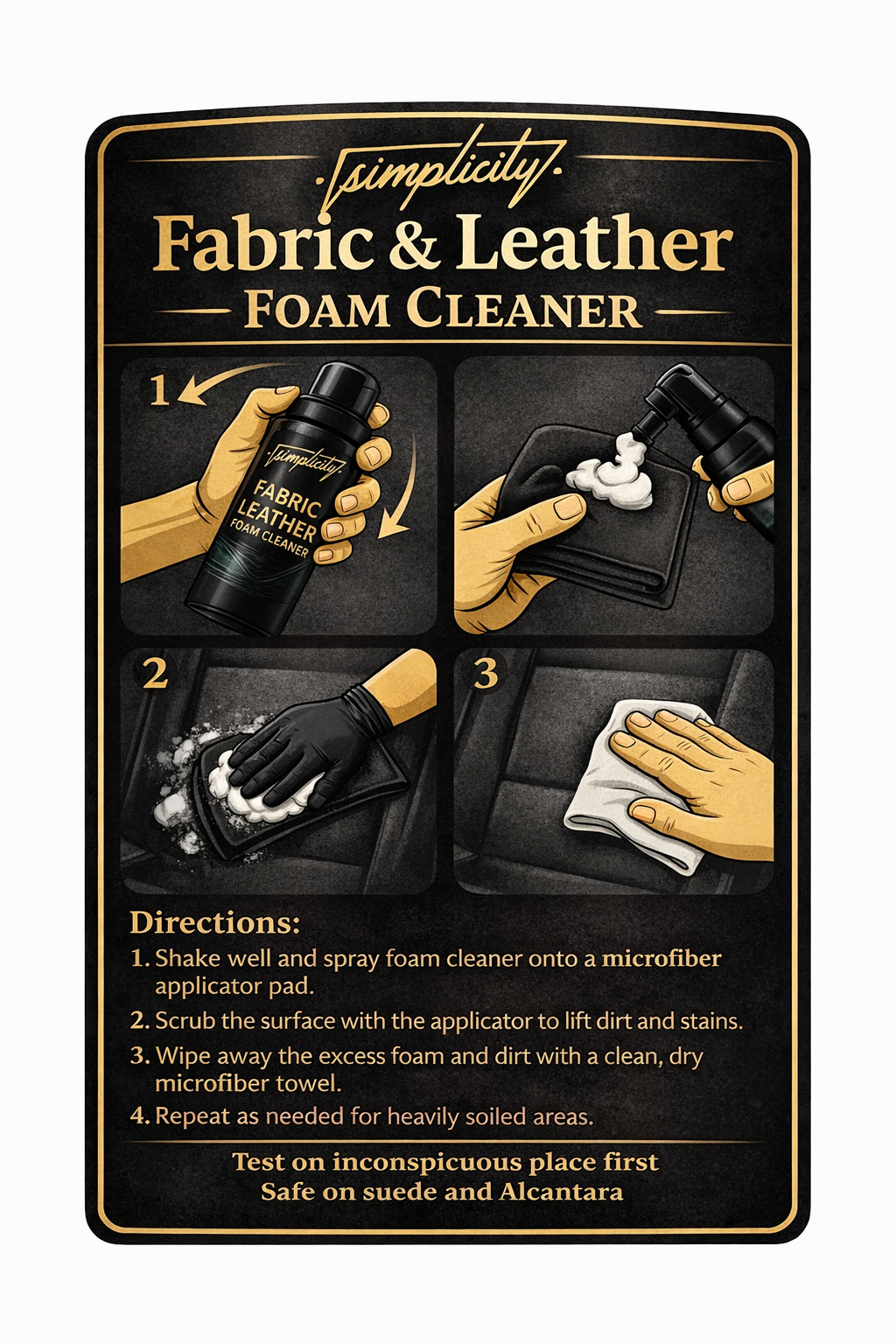 Fabric & Leather Foam Cleaner