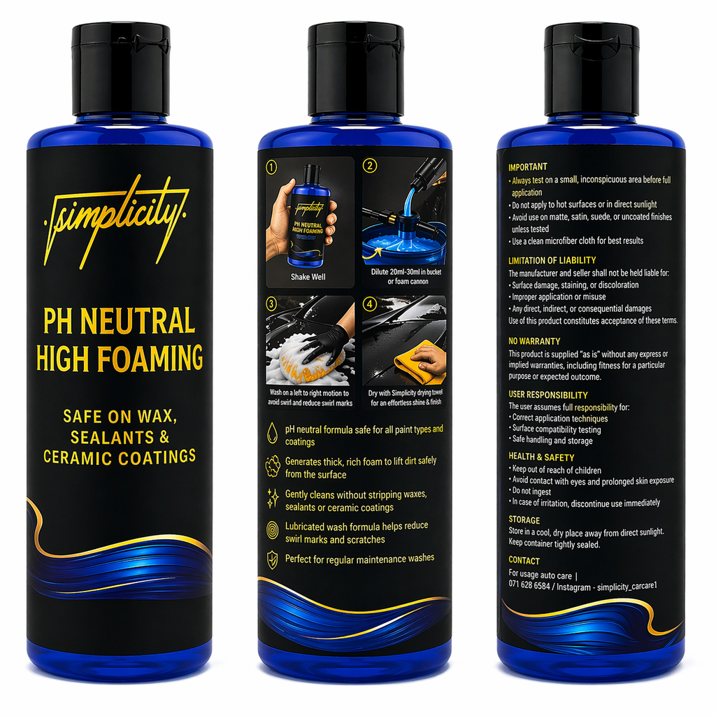 Ph Neutral High Foaming Shampoo